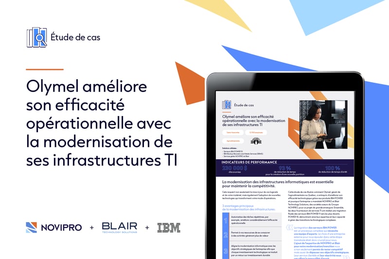 Grâce à NOVIPRO et Blair : Olymel améliore son efficacité opérationnelle