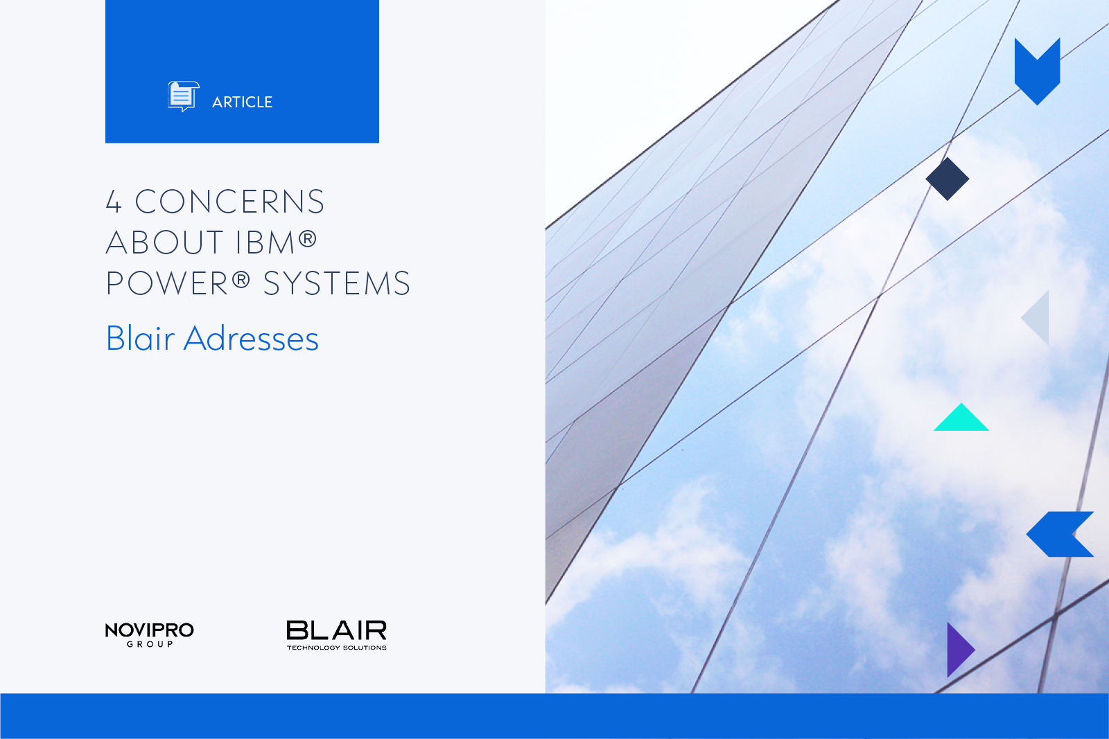 Blair addresses the 4 main concerns about IBM POWER Systems cloud IT infrastructure