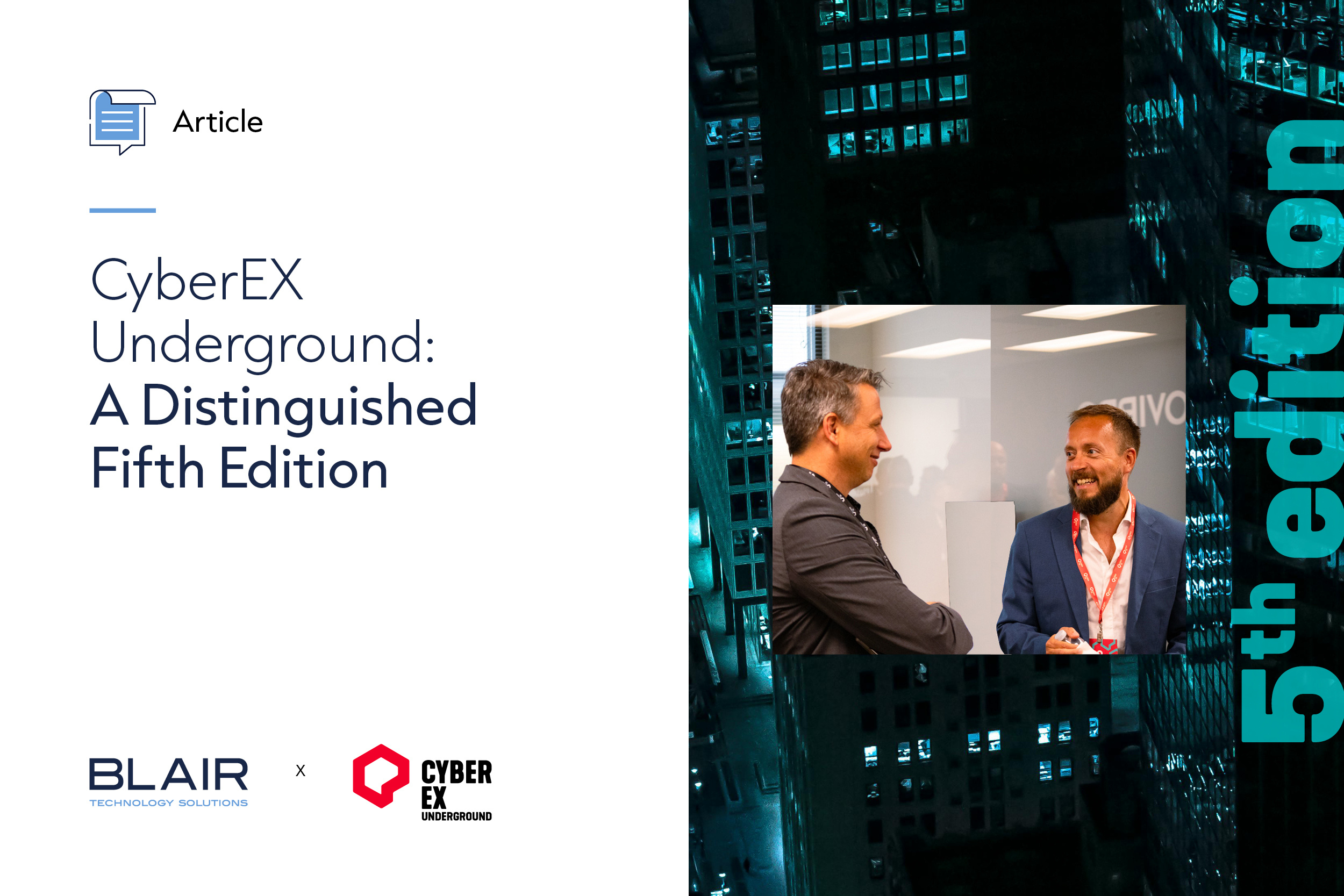 Blair CyberEX Underground 5th edition post event