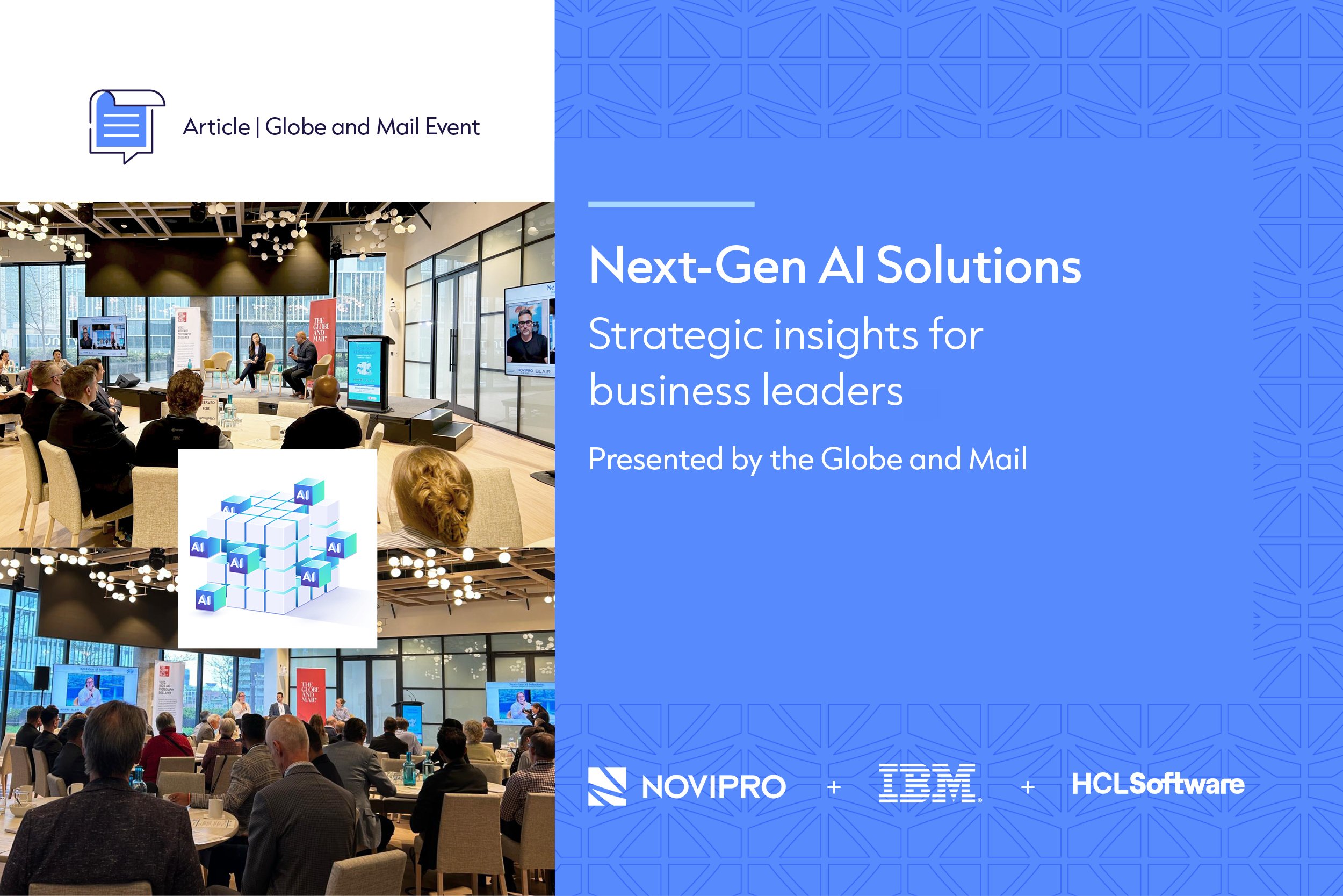 Article - What You Missed: Next-Gen AI Event
