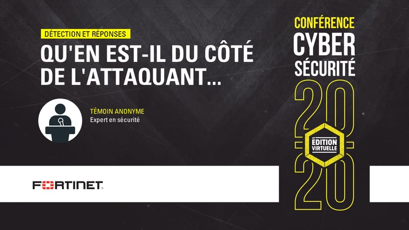 Détection et réponse | Qu'en est-il du côté de l'attaquant...
