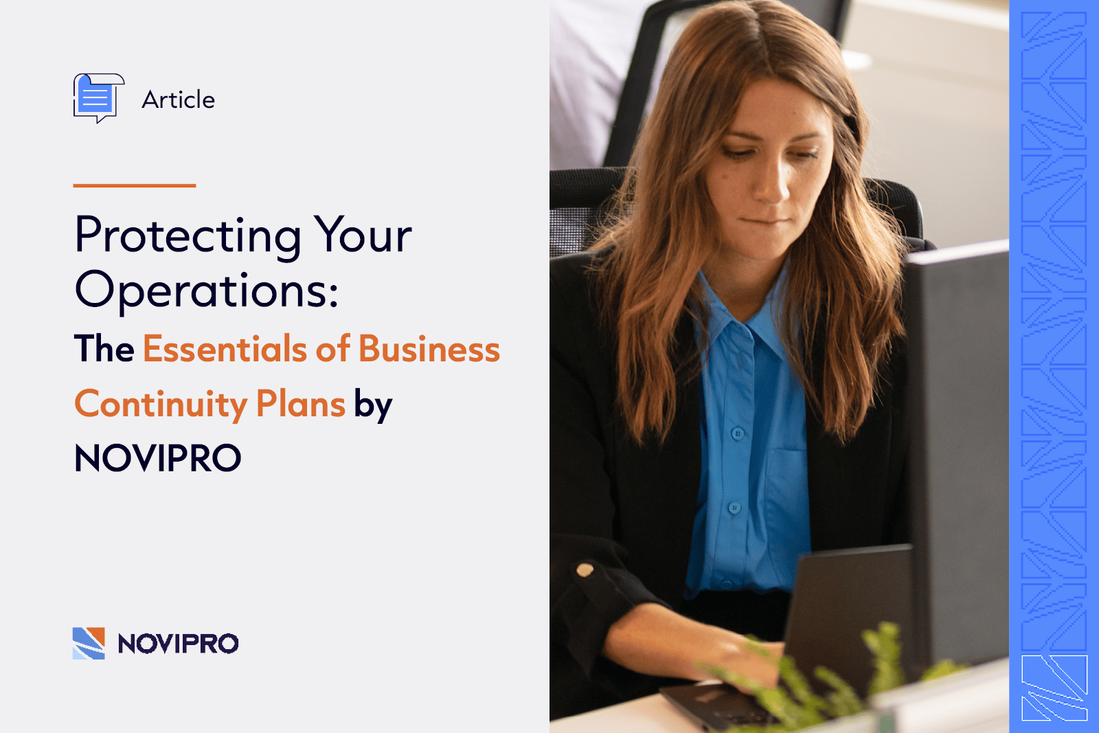 Protecting Your Operations: The Essentials of Business Continuity Plans by NOVIPRO