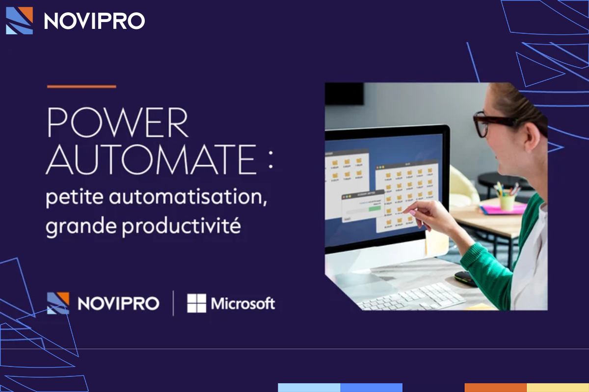 Power Automate petite automatisation, grande productivité - NOVIPRO