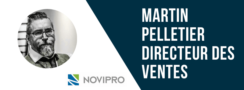 Nomination de Martin Pelletier au sein du groupe NOVIPRO